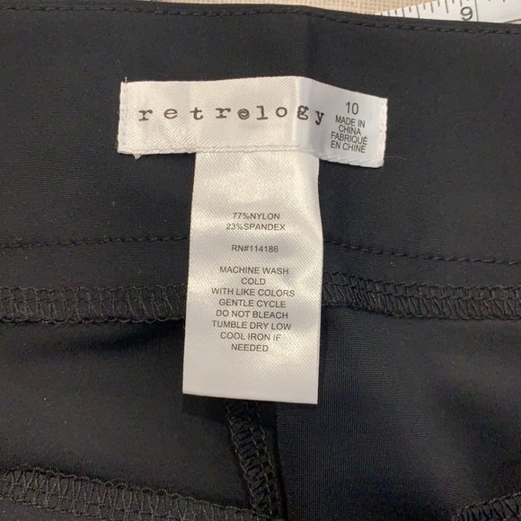 retrology brand black slacks- New! - Picture 4 of 6